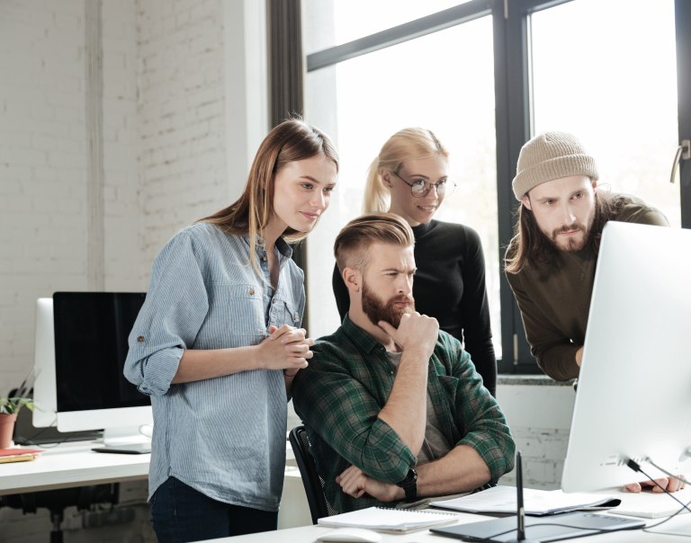 Immersive application development in the office