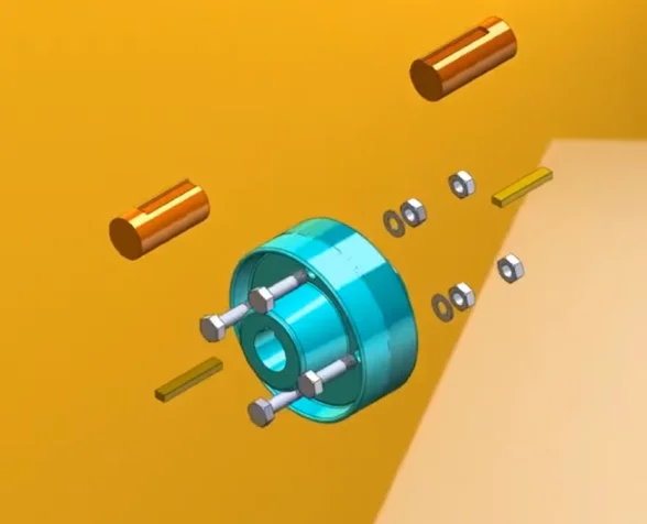 3D video instruction for coupling disassembly and assembly