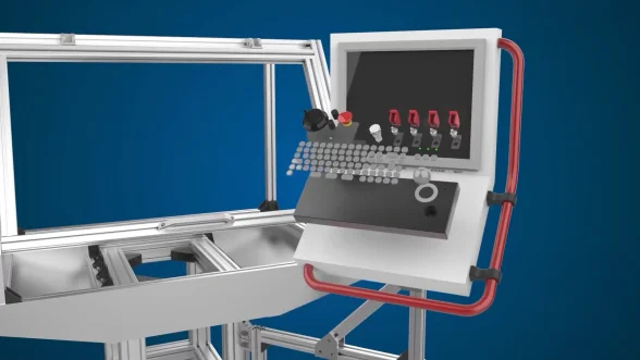 3D animated instructions for equipment operation