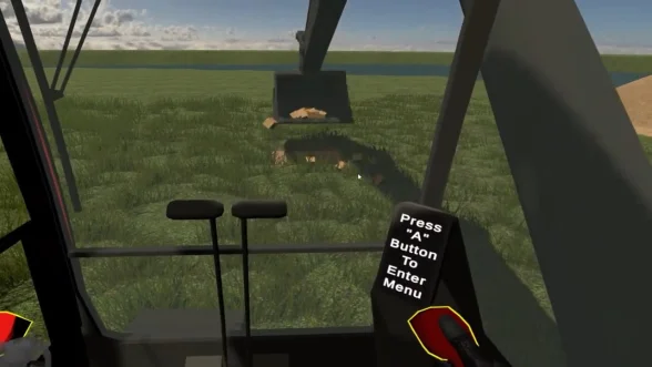 VR excavator operator simulator